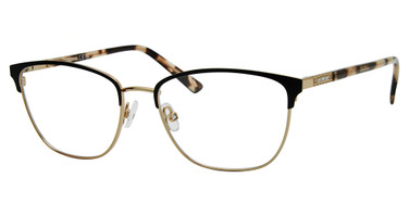 Liz Claiborne Eyeglasses L 681 BLK GOLD B/02M2
