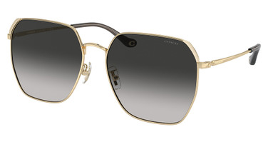 COACH Eyeglasses HC7165D CR638 SHINY LIGHT GOLD/90053C