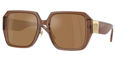 Versace Eyeglasses VE4472D DARK TRANSPARENT BROWN/5028/O