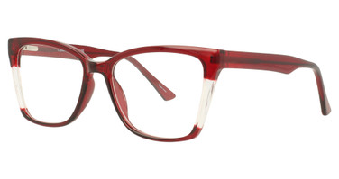 Enhance Eyeglasses 4475 Burgundy Fade