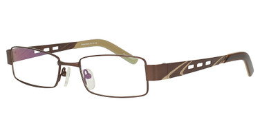 Encore Vision Eyeglasses Neurotic Brown / Gold