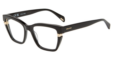 Police Eyeglasses VPLN52 Shiny Black 0700
