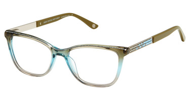 Jimmy Crystal New York Eyeglasses Paros Olive/OLIVE