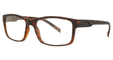 Hudson Optical Eyeglasses H9XL Matte Brown Amber/BRNAMB