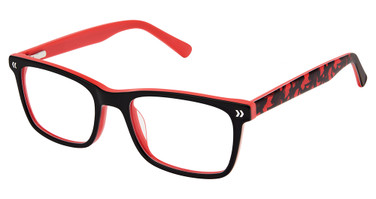 Superflex Eyeglasses SFK-307 BLACK RED/S300