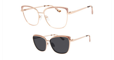 AirMag Eyeglasses AIRMAG A6266 Rose/Gold Demi/C1
