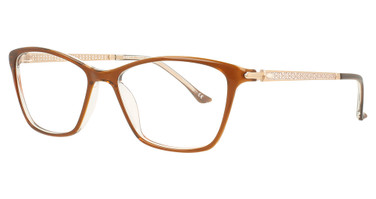 Grace Eyeglasses G8177 CRYS BRN/GLD/C3
