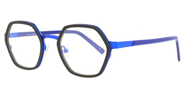 Staag Eyeglasses SG-CAINE BLACK/ROYAL BLUE/C1