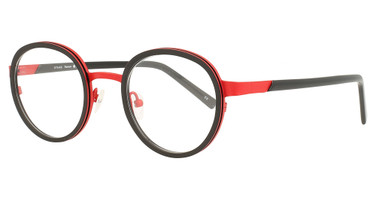 Staag Eyeglasses SG-HECTOR BLACK/NEON RED/C3