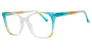 Smart Eyeglasses SMART S2886 Turquoise Gold Crystal/C1