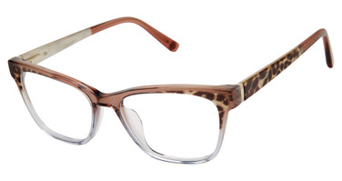 L.A.M.B. Eyeglasses LA136 brown/lavender/BRN