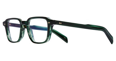 Cutler and Gross CGOPGR0748 STRIPED DARK GREEN/003