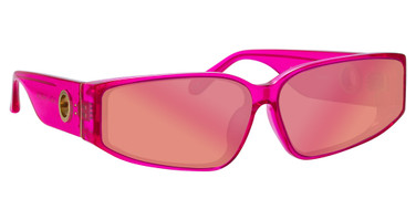 Linda Farrow Eyeglasses LFL1465S ALEXIS NEON PNK/ LGHT OLD/ PNK IRRR/003