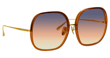 Linda Farrow LFL1405SAN CELIA ORNG/ YLLO GLD/ SUNSET GRAD/004