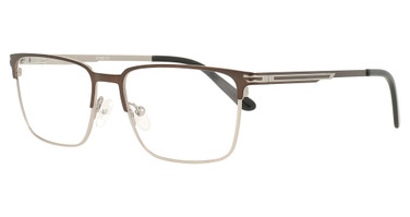 Vue Eyeglasses V1153 BROWN/GUN/C1