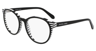 Draper James Eyeglasses DJ1021 BLACK STRIPE/003