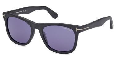 Tom Ford Eyeglasses FT1099 matte black / blue/02V