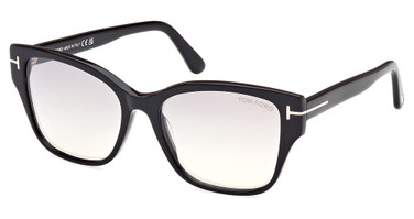 Tom Ford FT1108 shiny black / smoke mirror/01C