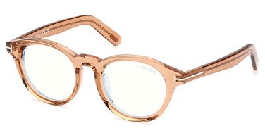 Tom Ford Eyeglasses FT5931-D-B shiny light brown/045