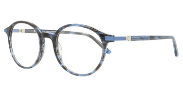Easyclip Eyeglasses EC647 Marble Blue Grey & Blue/50