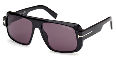 Tom Ford FT1101 shiny black / smoke/01A
