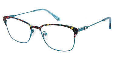 BETSEY JOHNSON Eyeglasses PRICELESS Teal/TEA