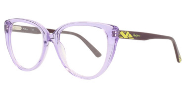 Pepe Jeans Eyeglasses PJ 3550 Glossy Crystal Lilac/785