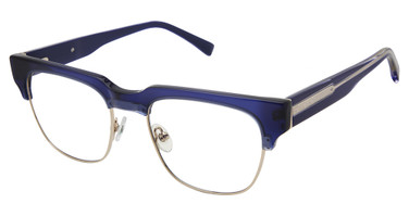 Elton John Eyewear Eyeglasses BEATNIK2 NAVY BLUE GOLD/2