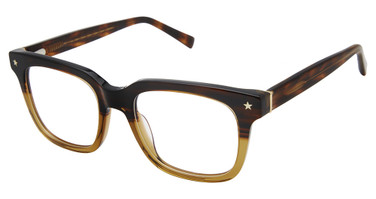 Elton John Eyewear Eyeglasses BALLAD1 BROWN CLEAR/1