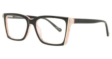 Divaldi Eyeglasses DVO8268 BLACK&PINK+GOLD/90