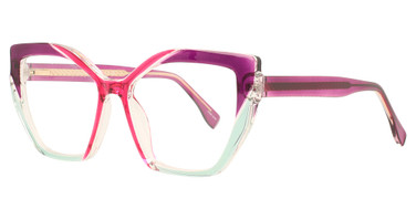 Enhance Eyeglasses 4488 Purple Crystal