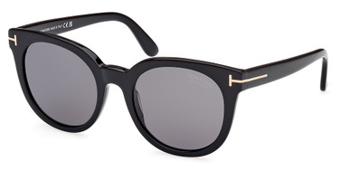Tom Ford Eyeglasses FT1109 shiny black / smoke polarized/01D