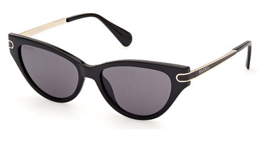 Max&Co. Eyeglasses MO0101 shiny black / smoke/01A