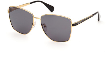 Max&Co. Eyeglasses MO0104 shiny deep gold / smoke/30A