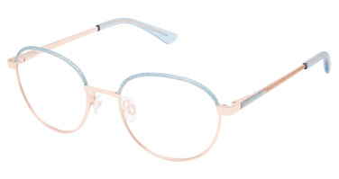 Superflex Eyeglasses SFK-312 BLUE ROSE GOLD/S201