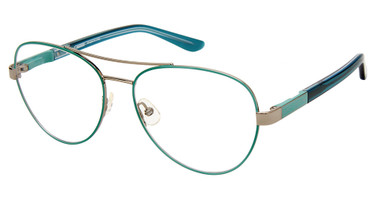 Juicy Couture Eyeglasses JU 324 GREEN/01ED