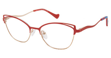 BETSEY JOHNSON Eyeglasses KISMET Red/RED