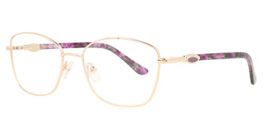 Joan Collins Eyeglasses 9884 Satin Gold