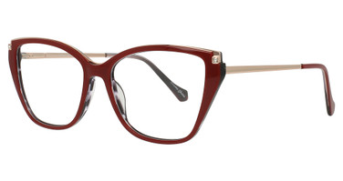 St. Moritz Eyewear Eyeglasses STM EMILY BURGUNDY