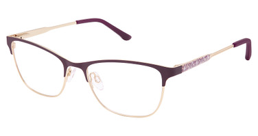 Steel + Tate Eyeglasses SLTA-0004 AUBERGINE GOLD/S207