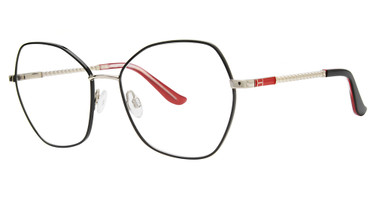 H Halston Eyeglasses H Halston 2024 Black/Gold/021
