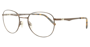Easytwist Eyeglasses ET9005 Satin Demi Amber & Brown/Matt Brown/10
