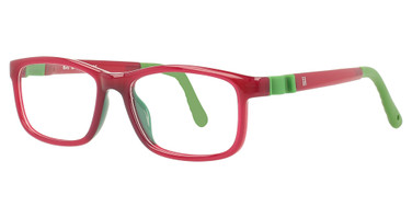 Indii Kids Eyeglasses IN30-JACKS RASPBRY/GRN/C1