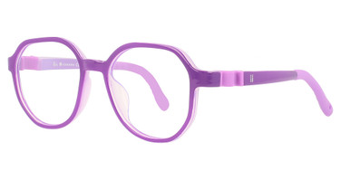 Indii Kids Eyeglasses IN38-SEEK DARK PURPLE/LIGHT PURPLE/C3
