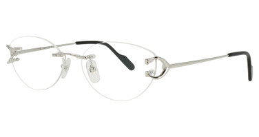 Cartier Eyeglasses CT0487O SILVER/002