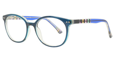 Enhance Eyeglasses 4489 Blue Multi