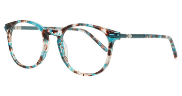 Easyclip Eyeglasses EC658 Teal & Brown/60