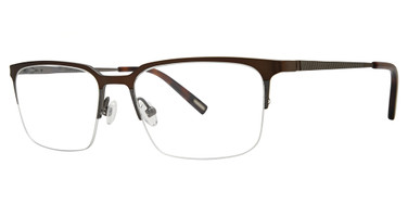 Jhane Barnes Eyeglasses Integrand Brown/BR