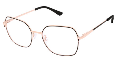 Steel + Tate Eyeglasses SLTA-0019 BLACK ROSE GOLD/S200