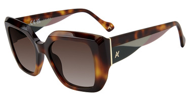 Yalea Eyeglasses SYA152V Shiny Dark Havana 0852